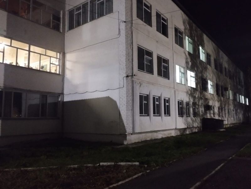 Санаторий эвакуировали в Щучинске из-за пожара