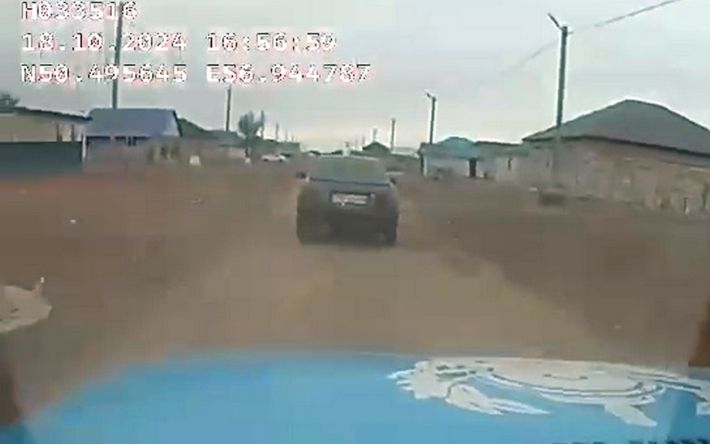 Погоня за пьяным водителем попала на видео в Актюбинской области