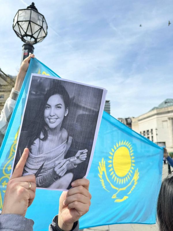 Казахстанцы в Европе вышли на митинги в поддержку Салтанат Нукеновой