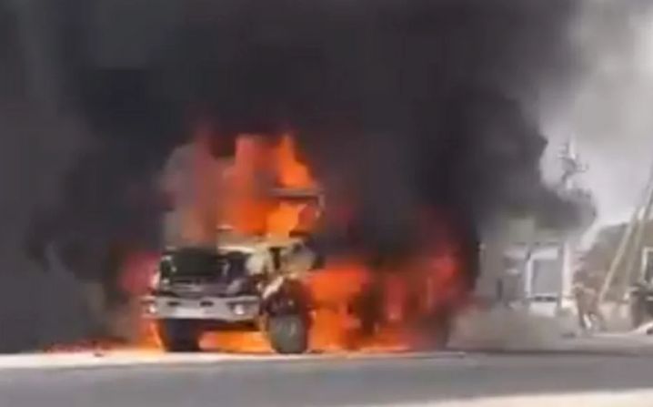 Мусоровоз взорвался близ Актау