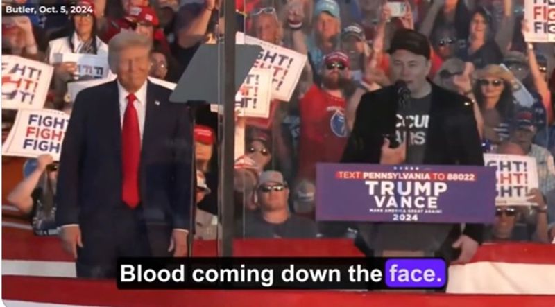 Трамп выступил в Пенсильвании, где в него стреляли: его поддержал Илон Маск