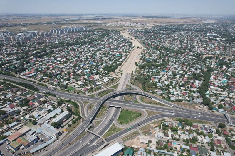 Новая развязка в Алматы: пропускная способность Сейфуллина вырастет на 20%