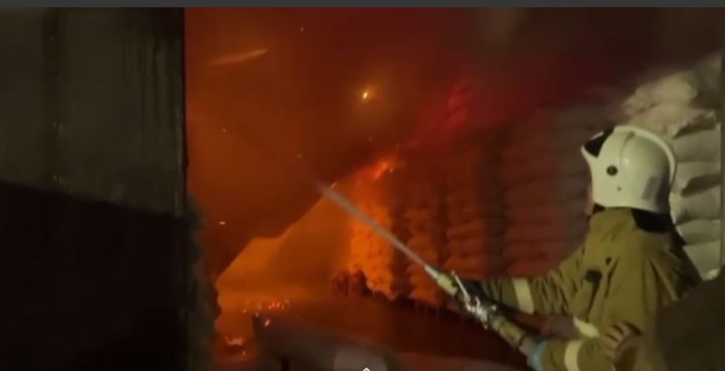 Хлебобулочный цех горел в Шымкенте