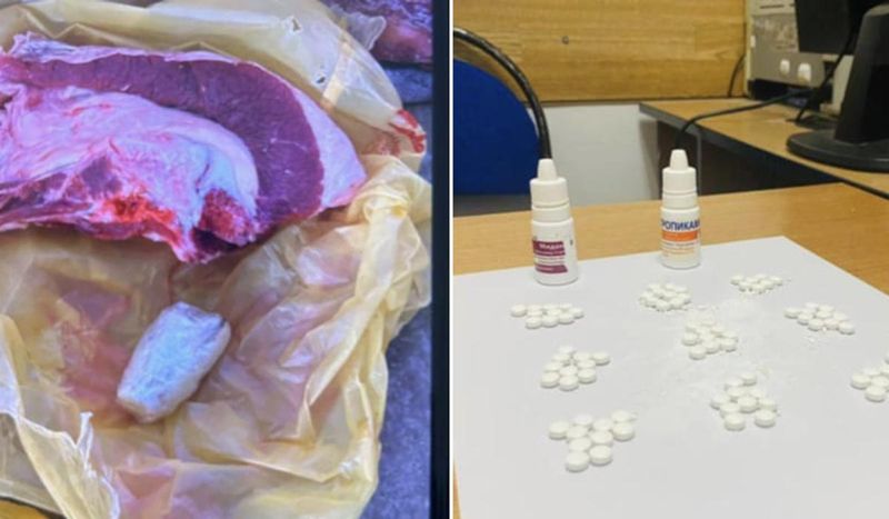 Мясо с трамадолом пытались передать в колонию Атырау