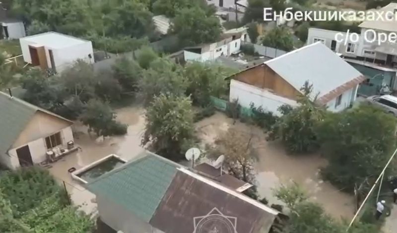 В Алматинской области поливная вода затопила дачи
