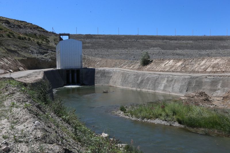 Повреждённую паводками плотину восстановили после госаудита в области Жетысу