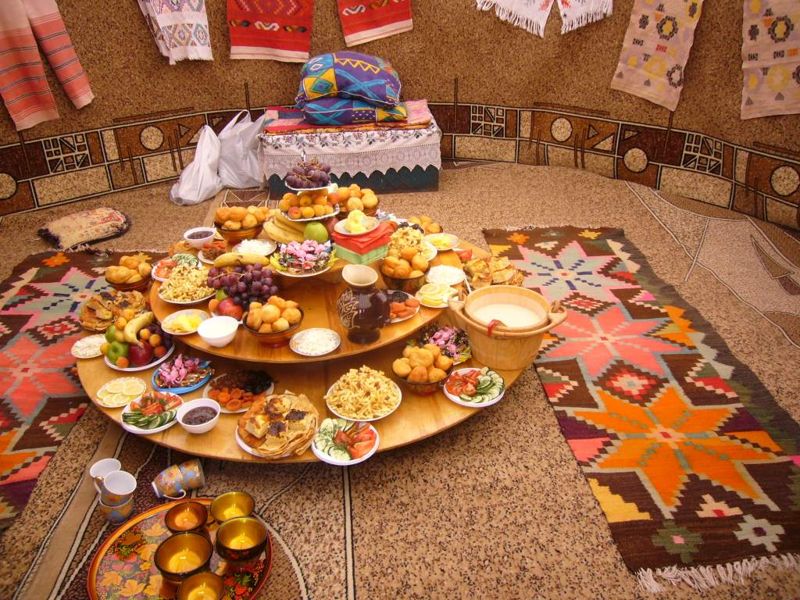 Казы и карта должны были принести школьники Уральска на Наурыз