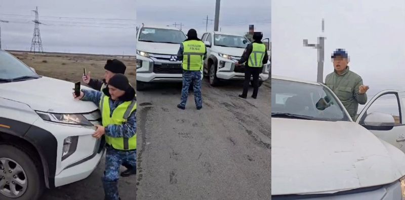 В Костанайской области автомобилисты пытались протаранить полицейский блокпост