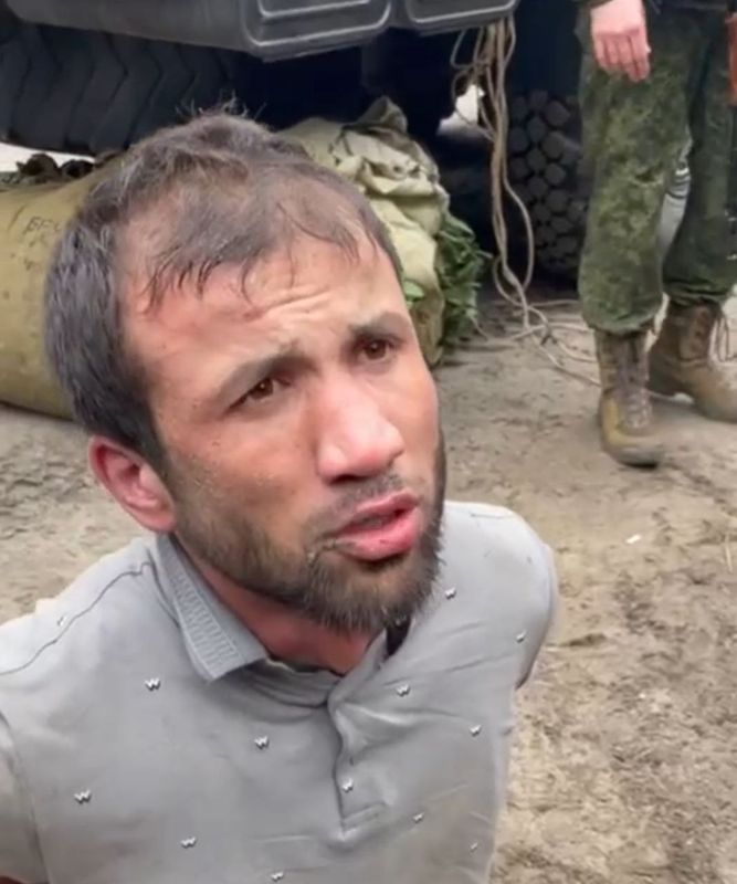 Допрос одного из подозреваемых в теракте появился в сети