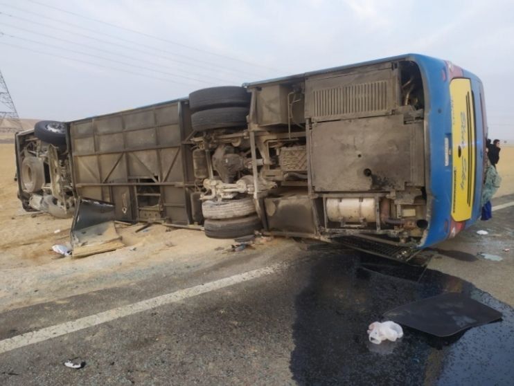 Туристы из Казахстана перевернулись на автобусе в Египте