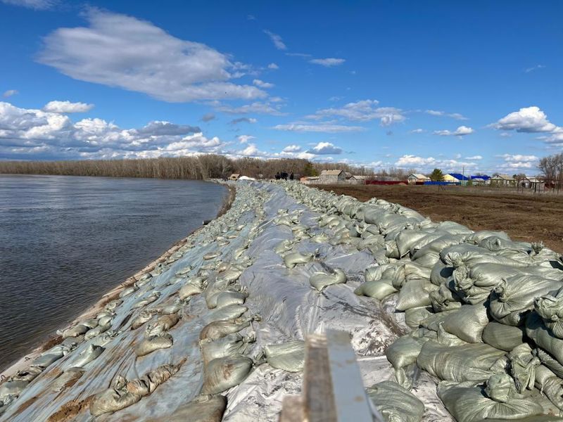 Пик половодья ожидают на реке Жайык в ЗКО