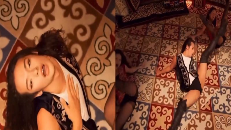 Казахстанцы возмутились развратными танцами парня на каблуках в юрте