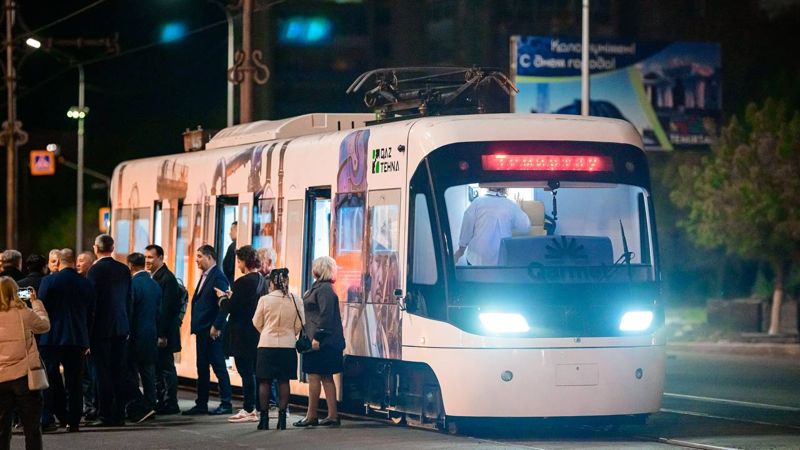 В Темиртау в тестовом режиме запустили трамваи