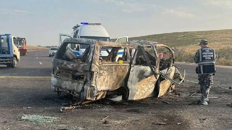 К ордену "Айбын" представят погибших в аварии жамбылских полицейских