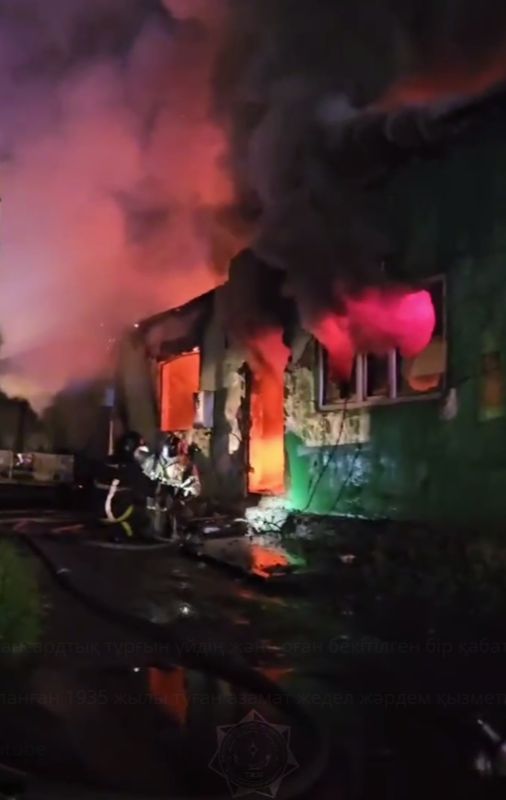 89-летний мужчина пострадал в пожаре в Астане