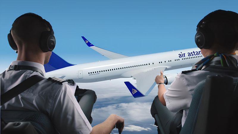 Пилота Air Astana перед вылетом из Алматы задержали в наркотическом опьянении