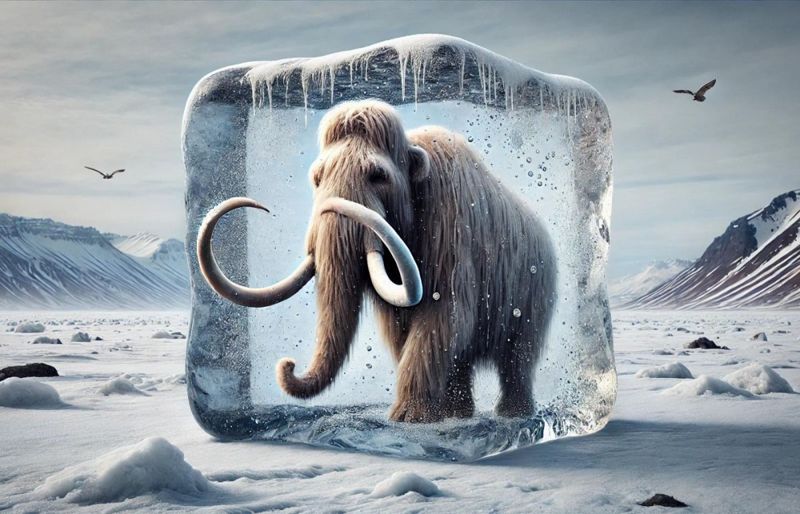 Остекленевшие хромосомы смогли извлечь ученые у 52-х тысячилетнего мамонта