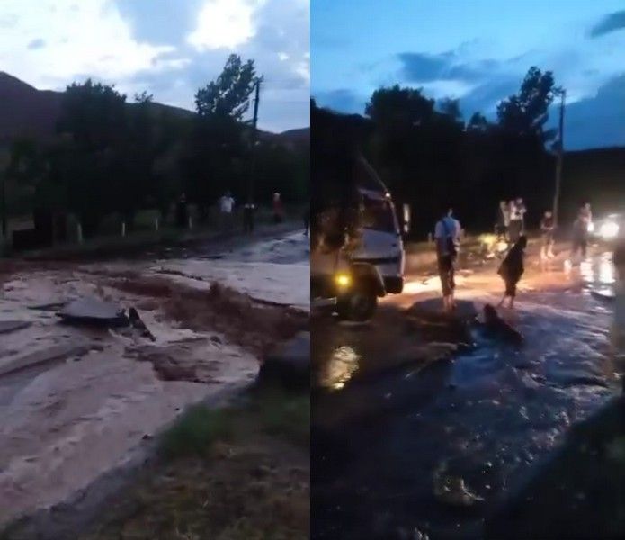 В Ошской области снова сошел сель