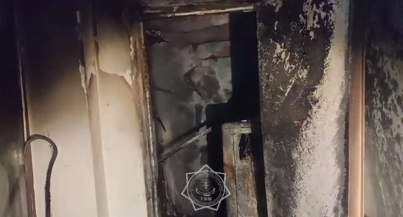 Еще один ЖК горел в Астане