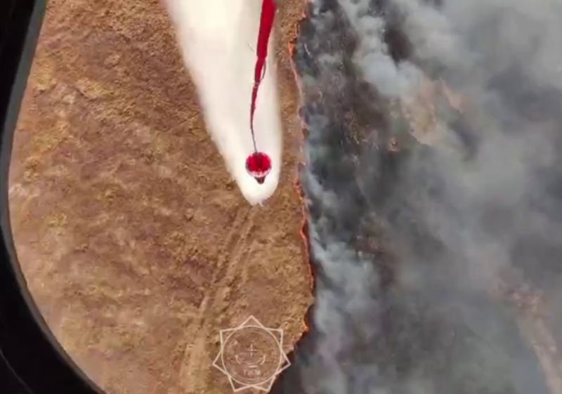 В Костанайской области потушили степной пожар