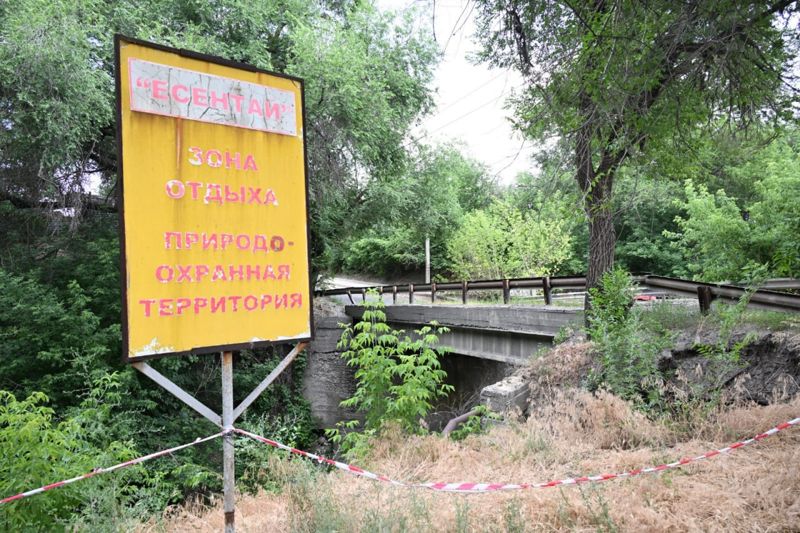 В Алматы построят новый мост через реку Есентай