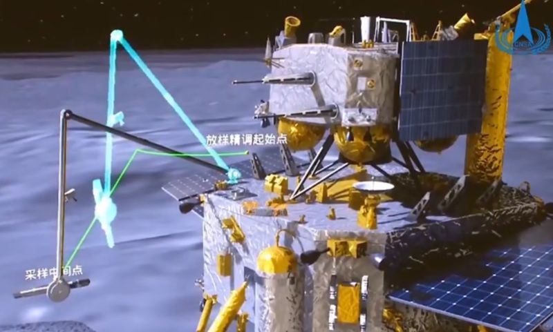 Китайский зонд «Чанъэ-6» взлетел с поверхности Луны