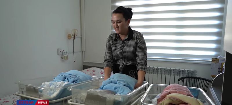 Восьмая за год тройня родилась в Туркестанской области