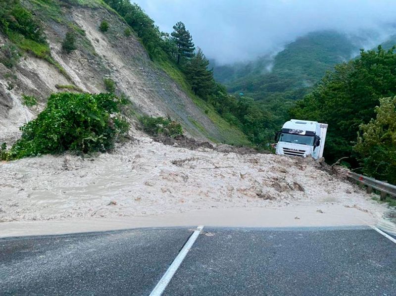 В горах Алматинской области сошёл сель