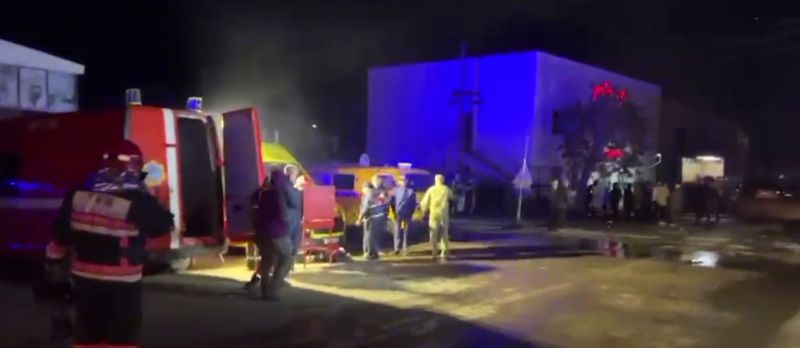 В Жамбылской области горел ресторан, пострадали четыре человека