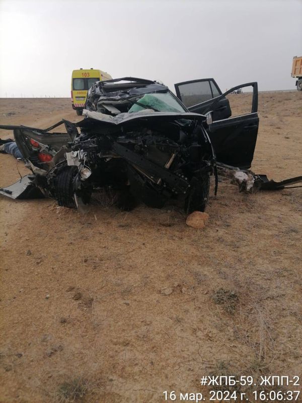 Два человека погибли и два пострадали в ДТП на трассе Мангистауской области