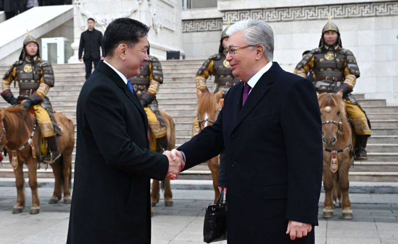 Переговоры президентов Казахстана и Монголии прошли в Улан-Баторе