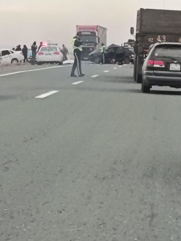 В области Абай в ДТП погиб сержант полиции