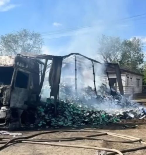 В Актюбинской области нашли сельчанина, который сжег фуру с тетрадями