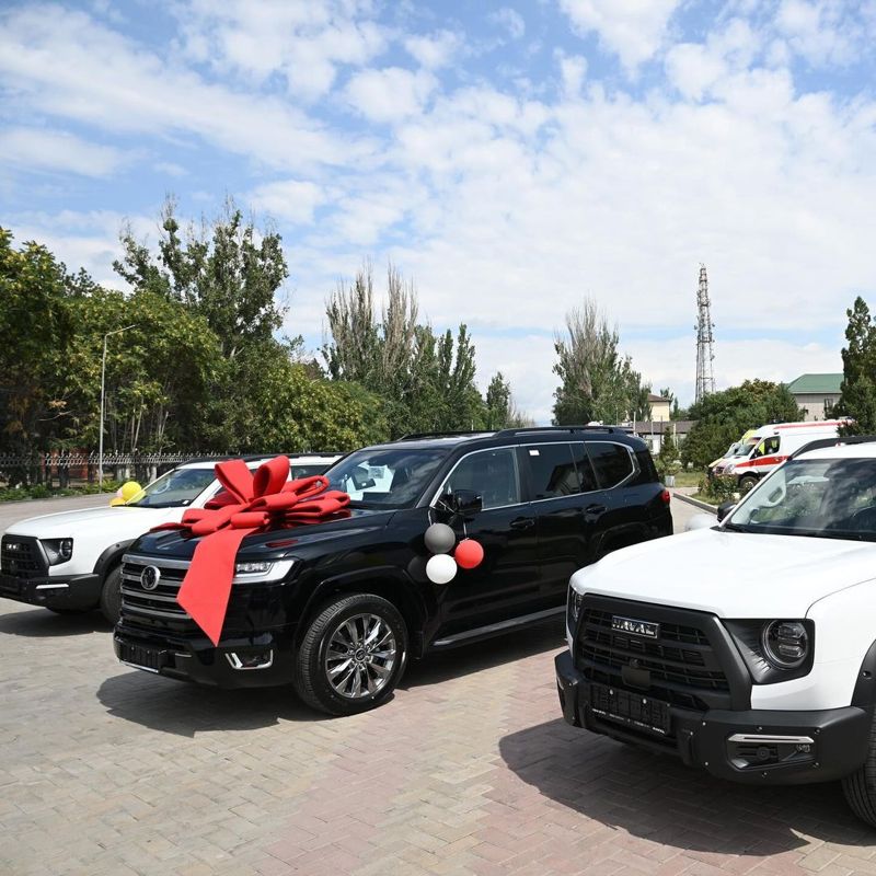 Серебряному призеру ОИ Демеу Жадраеву и его тренерам подарили автомобили