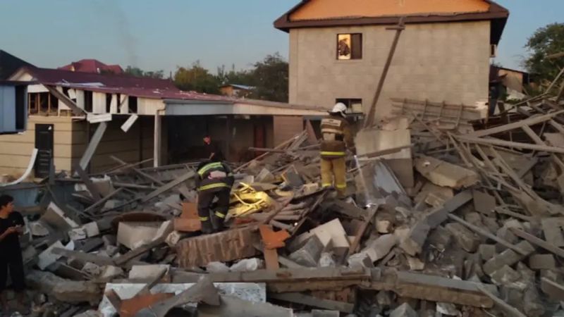 Мощный взрыв в Алматинской области: разрушен дом, есть погибшие