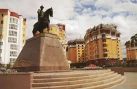 В Астане вернули на место памятник Кенесары хану