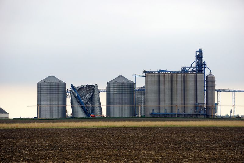 Дым от сушки зерна напугал жителей  Костанайской области 