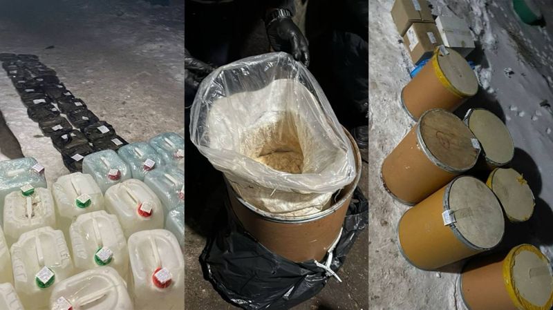 В Караганде ликвидировали крупную нарколабораторию