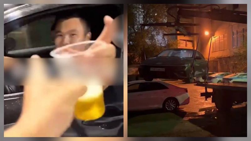 Ночные гонки в Алматы: полицейские  вычислили и наказали "звезд" соцсетей