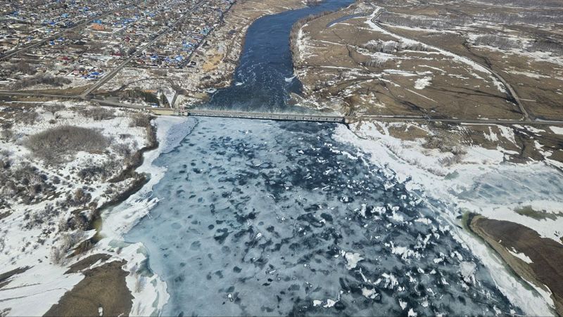 На 9 сантиметров поднялся уровень перелива воды в Сергеевском водохранилище СКО