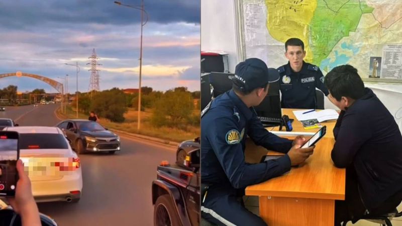 В Актобе организаторов свадебного кортежа привлекли к ответственности за нарушения ПДД