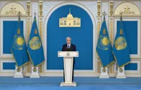 Токаев запустил вторую линию железной дороги Достык &ndash; Мойынты