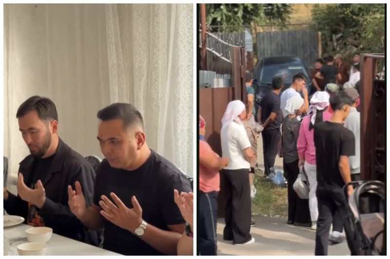 Собралось сотни людей: в Талгаре прошли поминки Шерзату Полату и его дяде Нурканату Гайыпбаеву