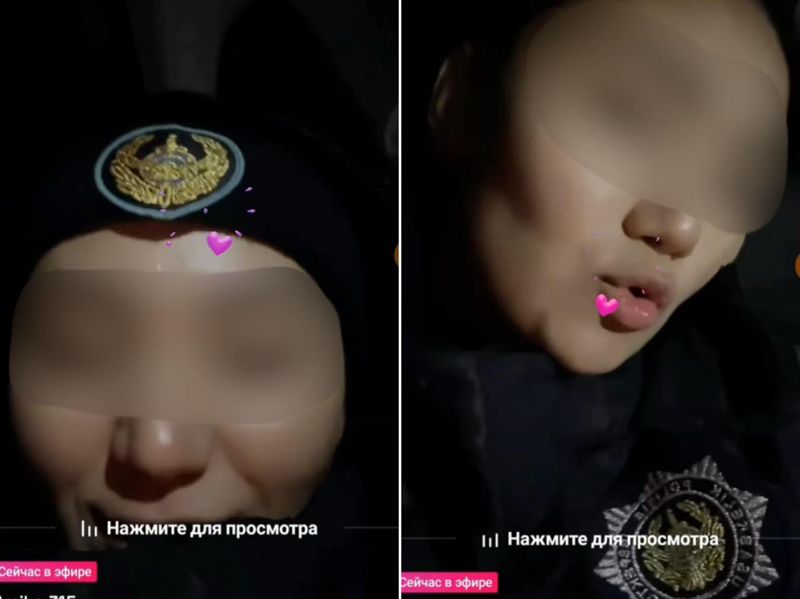 Тиктокершу из Шымкента наказали за эфиры в полицейской форме