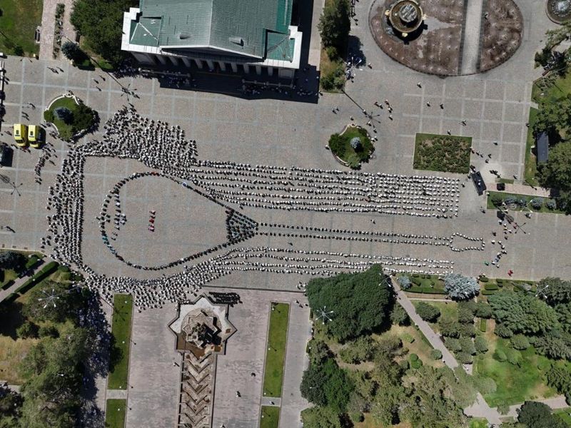 Пять тысяч домбристов сыграли вместе в Талдыкоргане