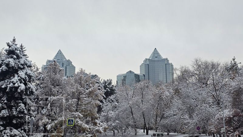 Резкое похолодание и снегопады придут в Алматы