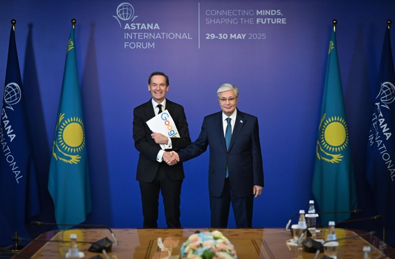 Токаев рассказал вице-президенту Google о стратегической цели Казахстана