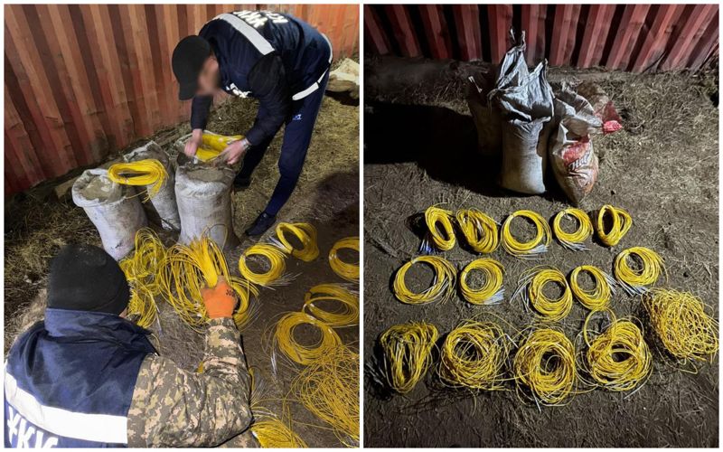 Силовики изъяли 60 кг взрывчатки в Акмолинской области
