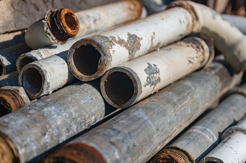 Фонтан с камнями и грязью в несколько метров пробился на одной из улиц Алматы