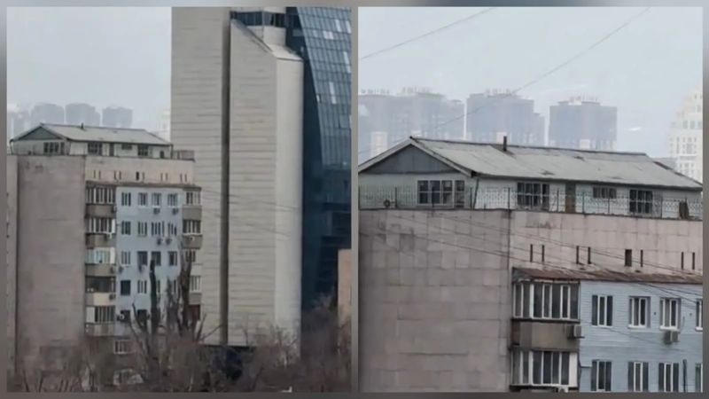 Дом, расположенный на крыше многоэтажки в Алматы, снесут